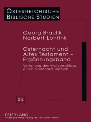 cover image of Osternacht und Altes Testament  Ergänzungsband